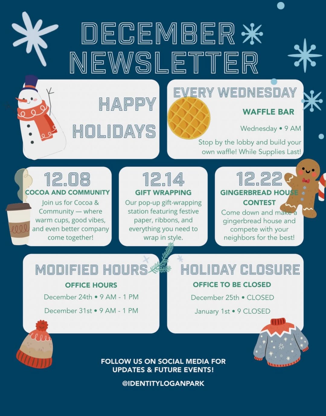 Here is our monthly resident newsletter!! \ud83d\uddde\ufe0f\n\nWe'll talk about events, announcements, and reminders! \ud83c\udfe1\n\nHope to see your at out events this month \ud83d\ude47\u200d\u2642\ufe0f\n\n