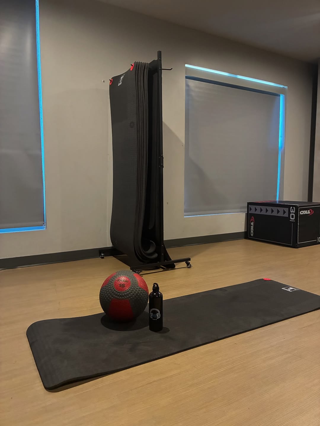 New Mats, New Mindset \ud83d\udda4\ud83c\udfcb\ufe0f\ud83e\udd38\ud83d\udc5f