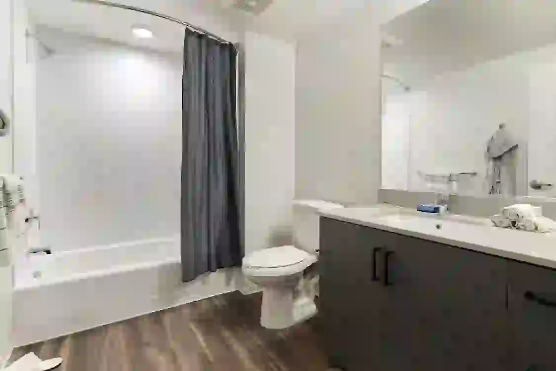 Student bathroom at Identity Logan Park in Berkeley
